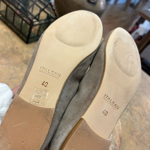 Staley Mara Taupe Suede Flex Ballet Flats - Picture 9 of 10